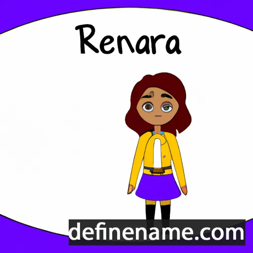 cartoon of the name Rāniera