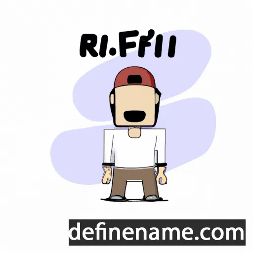 cartoon of the name Rəfiqə