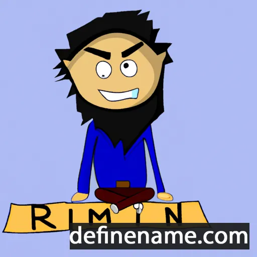 cartoon of the name Rəhim