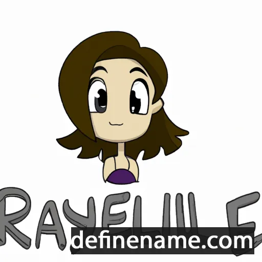 cartoon of the name Raelyne