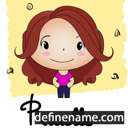 cartoon of the name Rafaella