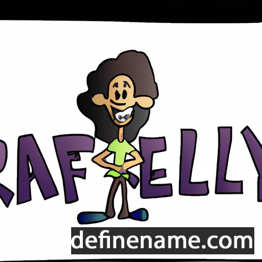 cartoon of the name Rafaelly