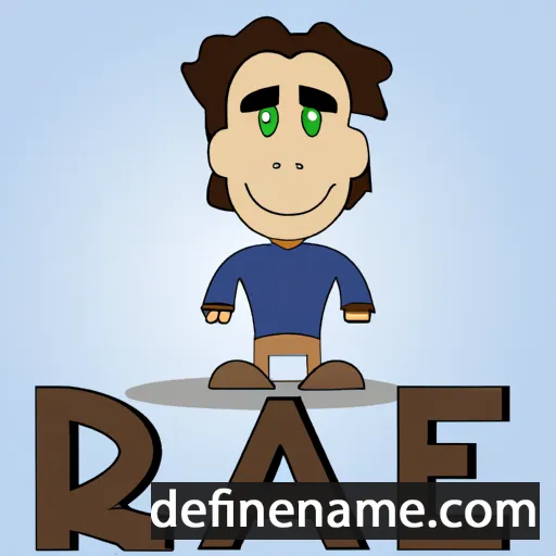 cartoon of the name Rafe