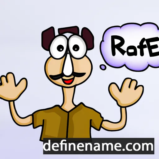 cartoon of the name Rafet