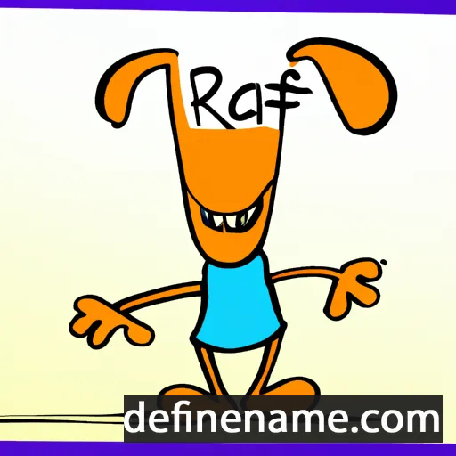 cartoon of the name Raff