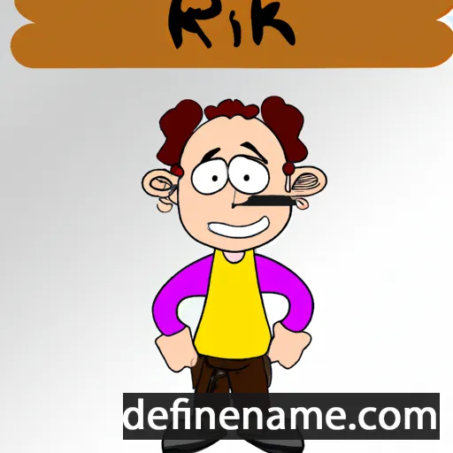 cartoon of the name Rafik