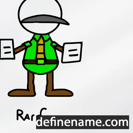 cartoon of the name Raford