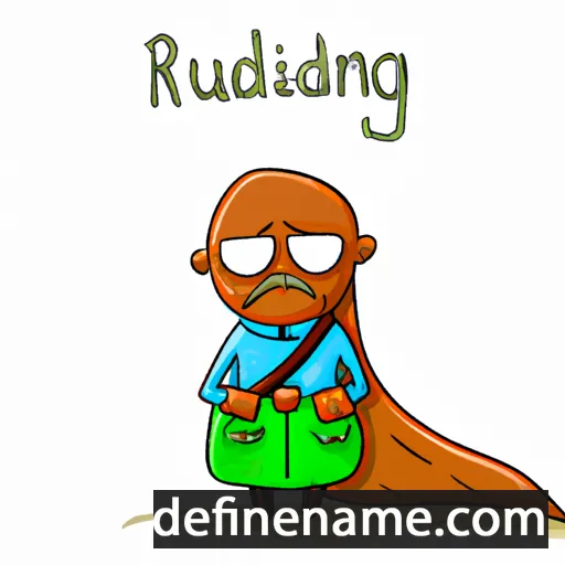 cartoon of the name Ragintrud