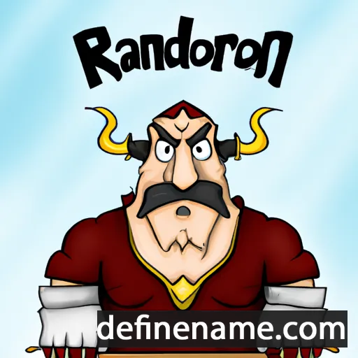 cartoon of the name Ragndor