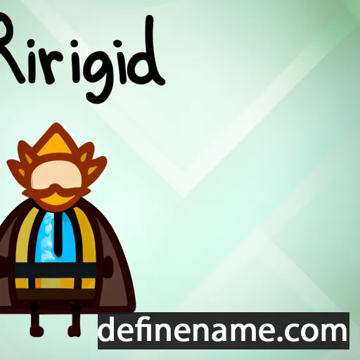 cartoon of the name Ragnfrid