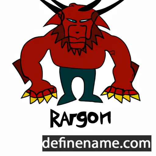 cartoon of the name Ragnor