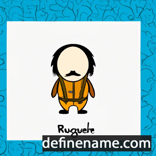 cartoon of the name Ragúel