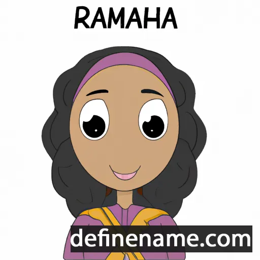 Rahama cartoon