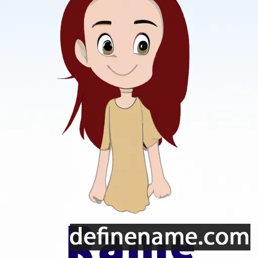 cartoon of the name Rahime