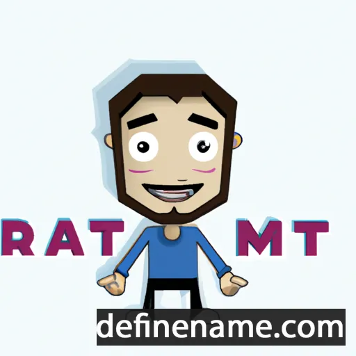 cartoon of the name Rahmet