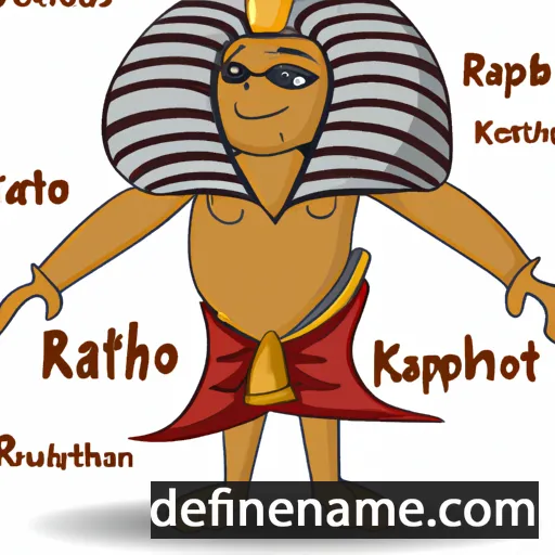 cartoon of the name Rahotep