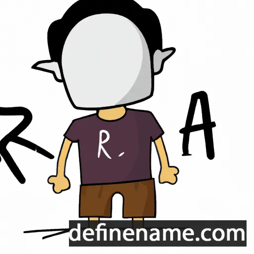 cartoon of the name Rai