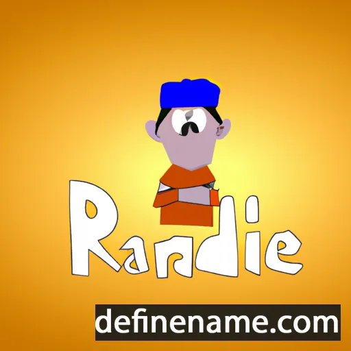 cartoon of the name Raidne