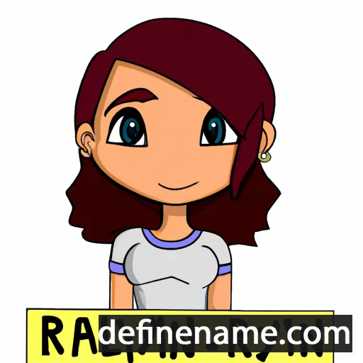 cartoon of the name Railynn