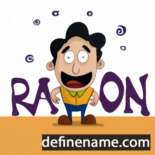 cartoon of the name Raimón