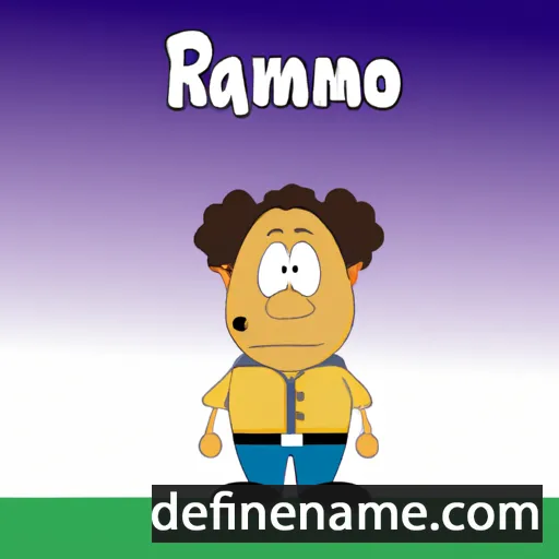 cartoon of the name Raimone