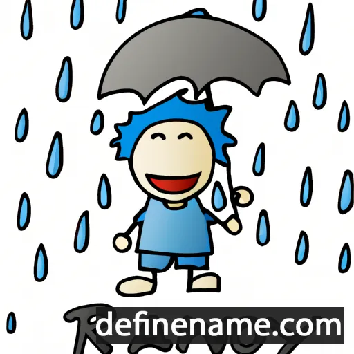 cartoon of the name Rainfroy