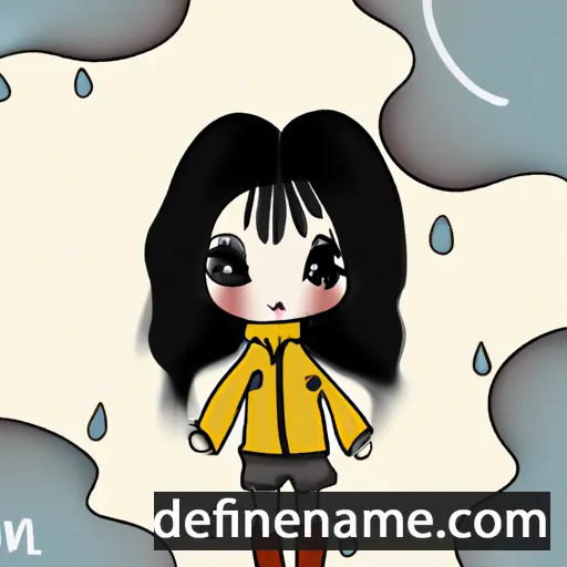 cartoon of the name Rainie