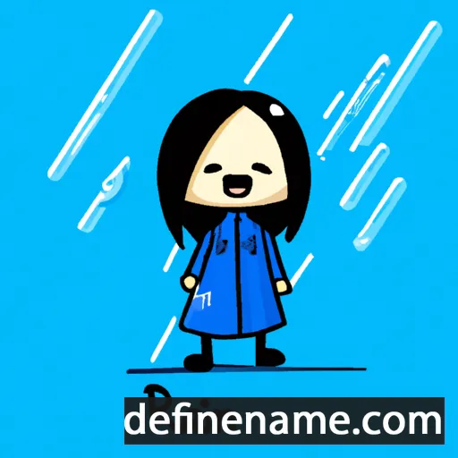 Rainn cartoon