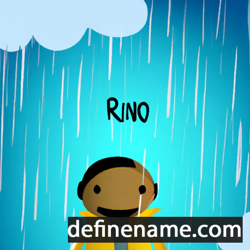 cartoon of the name Raino