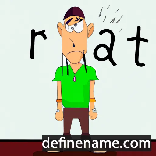 cartoon of the name Rait