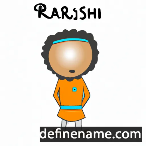 cartoon of the name Rajarshi