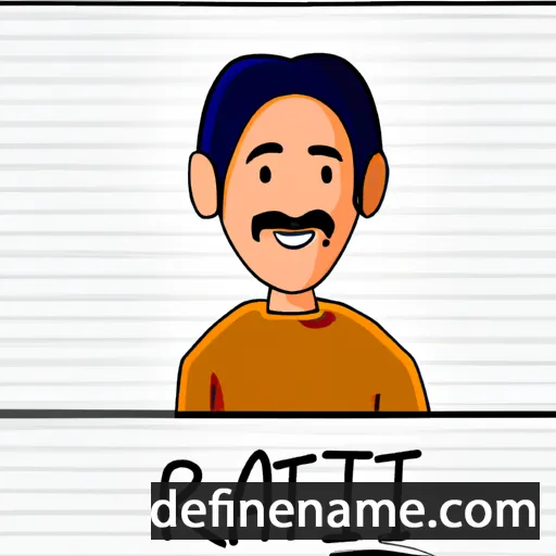 cartoon of the name Rajat