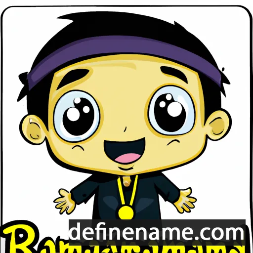 cartoon of the name Ramadhansyah