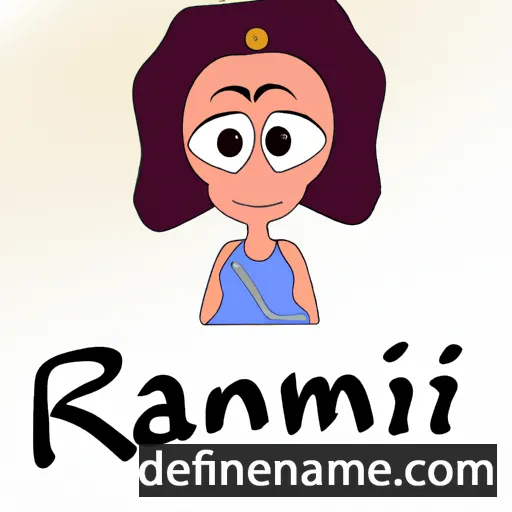 cartoon of the name Ramarni