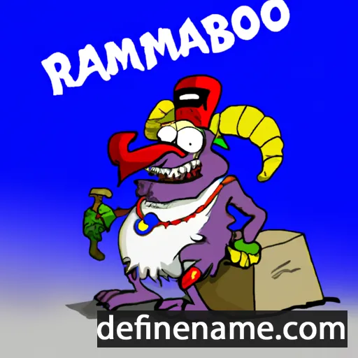 cartoon of the name Ramborg