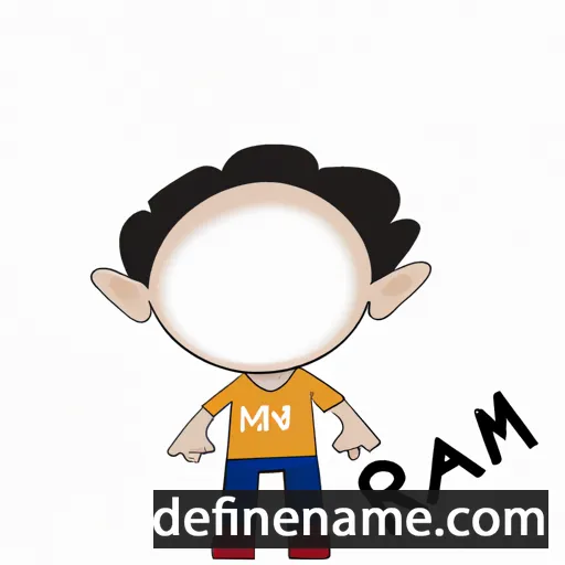 cartoon of the name Rami