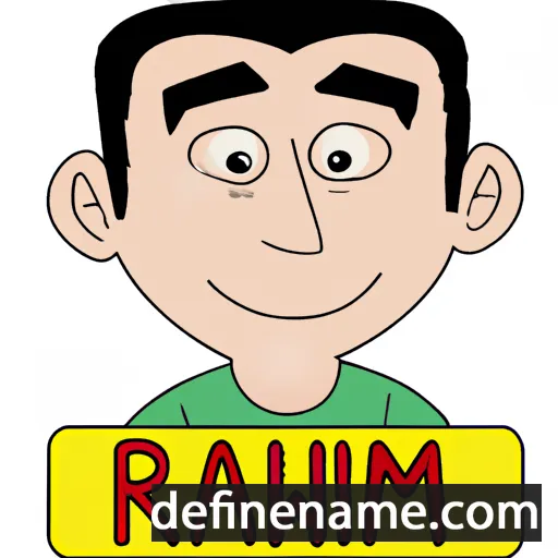 Ramin cartoon