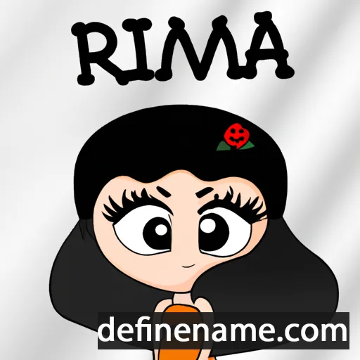 cartoon of the name Ramira