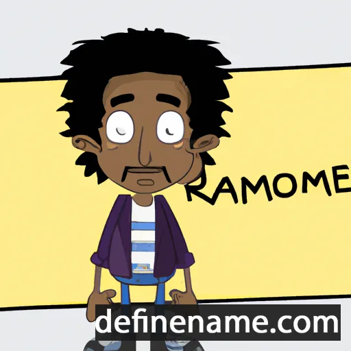 cartoon of the name Ramone