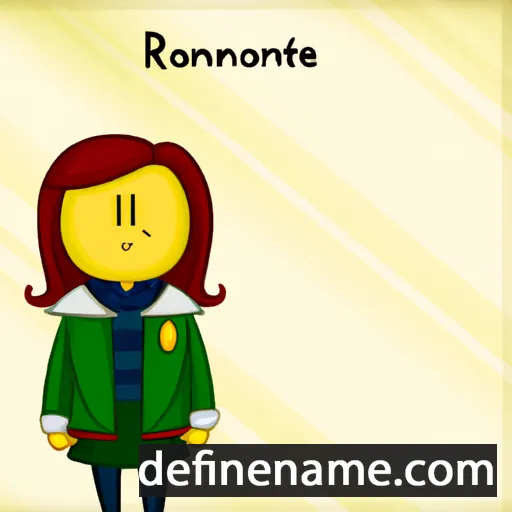 Ramonetta cartoon