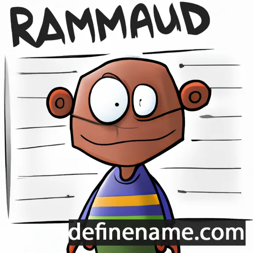 cartoon of the name Ramund