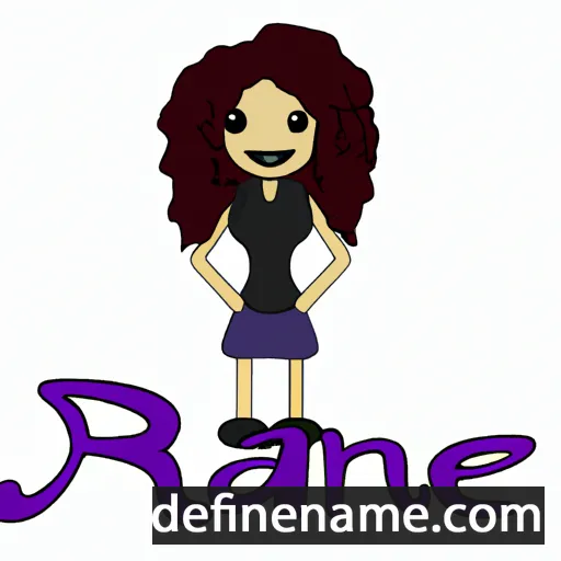 cartoon of the name Ranae