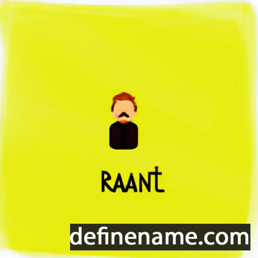 cartoon of the name Ranalt