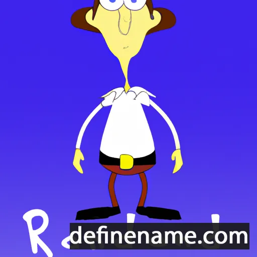 cartoon of the name Randalph