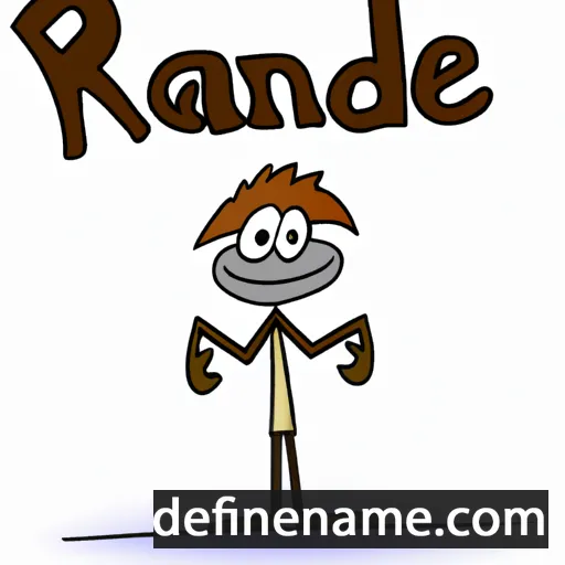 cartoon of the name Randle