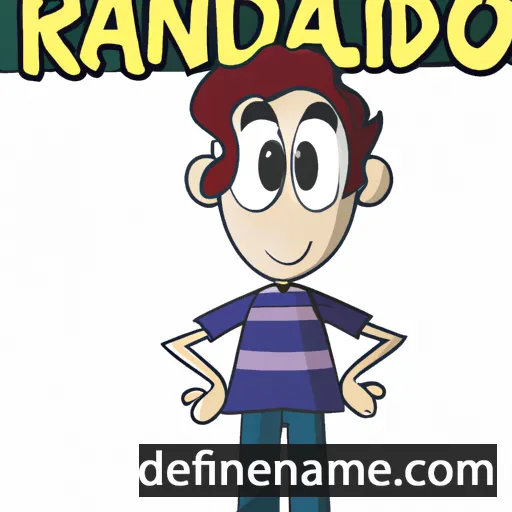 cartoon of the name Randolfo