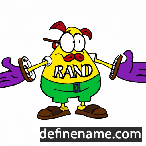 cartoon of the name Randulv