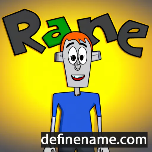 cartoon of the name Rane