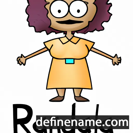 cartoon of the name Ranilda