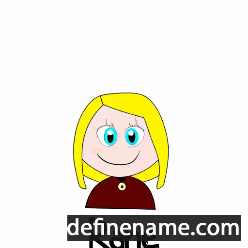 cartoon of the name Ranne